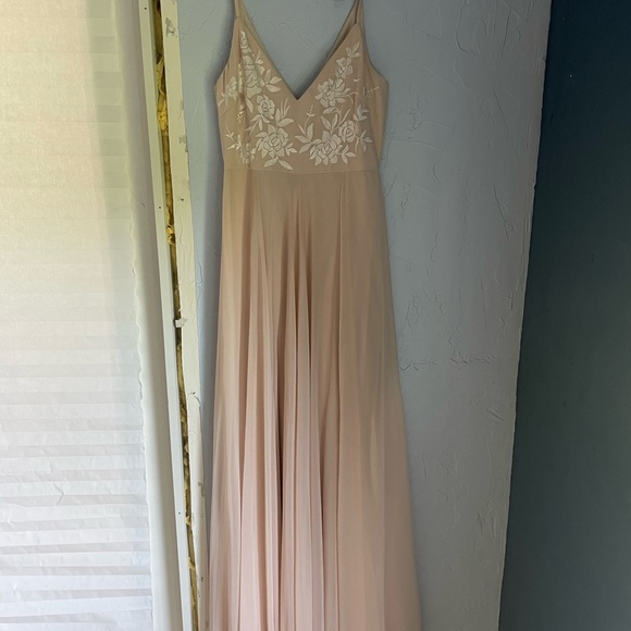 Anthropologie BHLDN Bridesmaid Dress Blush Pink - Picture 3 of 9